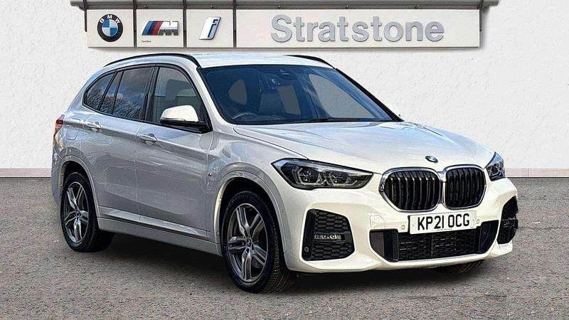 White Used 2021 BMW X1 M Sport SUV | £25,990 (Expensive) - Image 1/3