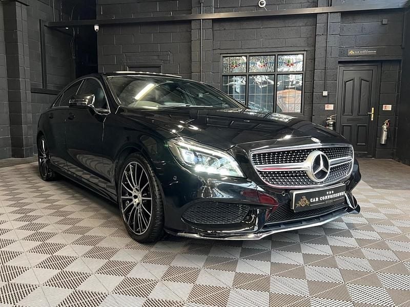 Black Used 2015 Mercedes CLS220 AMG Line Premium Coupe | £9,995 (Good price) - Image 1/3