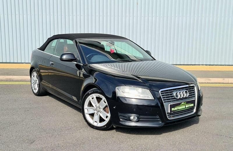Black Used 2009 Audi A3 Cabriolet Sport Cabriolet | £1,795 (Fair price) - Image 1/4
