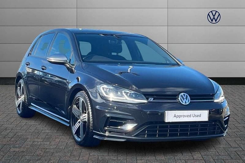 Black Used 2018 VW Golf VII R Hatchback | £19,990 (Fair price) - Image 1/4