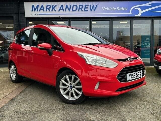 Used Ford B-MAX Titanium 100 HP (73 kW) 2016 Red MPV