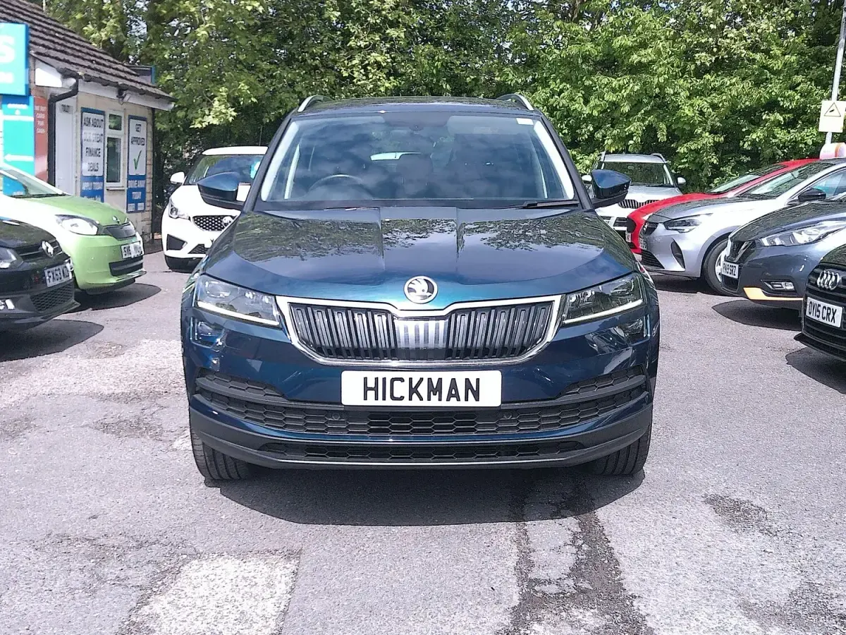 Used Skoda Karoq SE L 115 HP (84 kW) 2019 Blue SUV