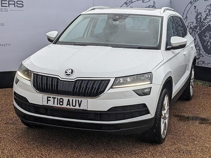 Used Skoda Karoq 150 HP (110 kW) 2018 White SUV