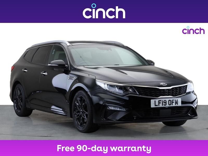 Black Used 2019 Kia Optima GT-Line S Estate | £16,899 (Expensive) - Image 1/3