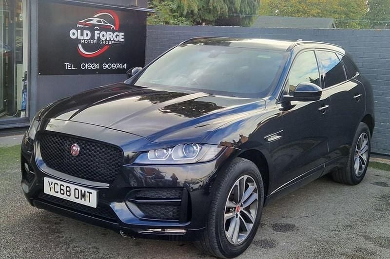 Black Used 2018 Jaguar F-Pace R-Sport SUV | £13,695 (Fair price) - Image 1/1