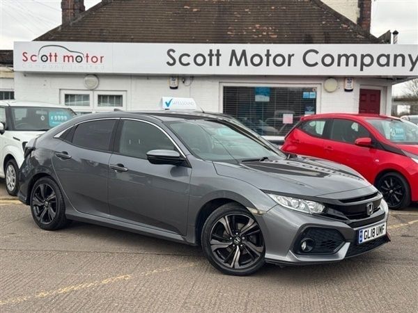 Grey Used 2018 Honda Civic SR Hatchback | £10,999 (Fair price) - Image 1/1