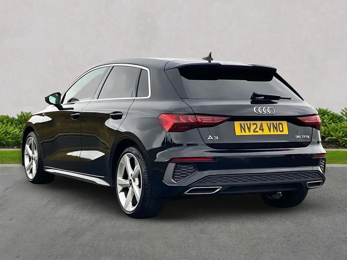 Used Audi A3 Sportback S-Line 150 HP (110 kW) 2024 Black Hatchback