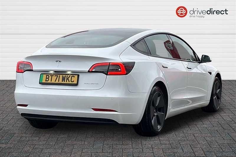 Used Tesla Model 3 Long Range AWD 366 kW (498 HP) 2021 White Sedan