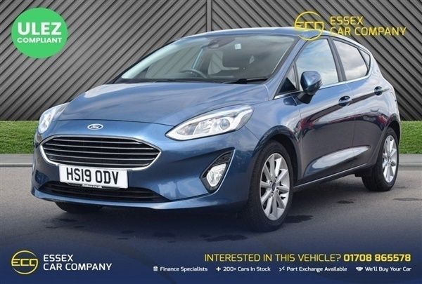 Blue Used 2019 Ford Fiesta Titanium Hatchback | £11,495 (Fair price) - Image 1/1