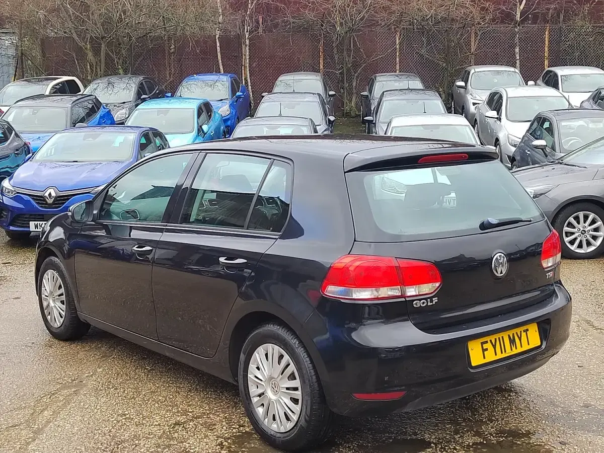 Used VW Golf VI S 85 HP (62 kW) 2011 Black Hatchback