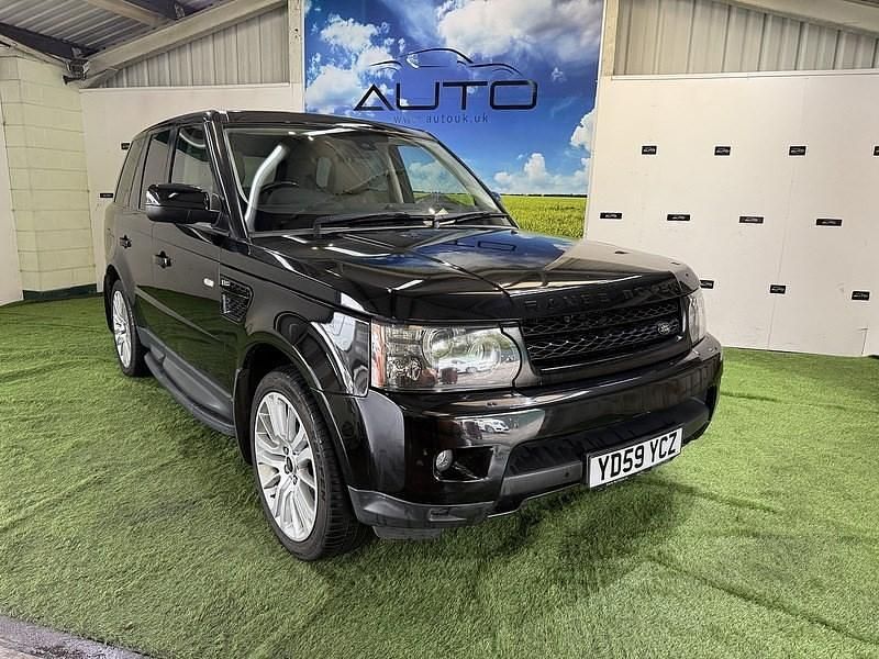 Black Used 2009 Land Rover Range Rover Sport HSE SUV | £5,490 (Good price) - Image 1/4