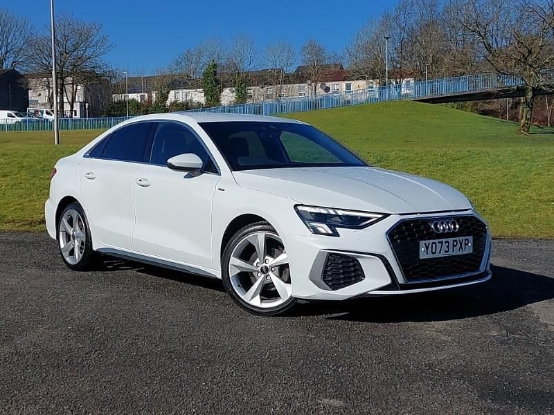 Used Audi A3 S-Line 150 HP (110 kW) 2024 White Sedan
