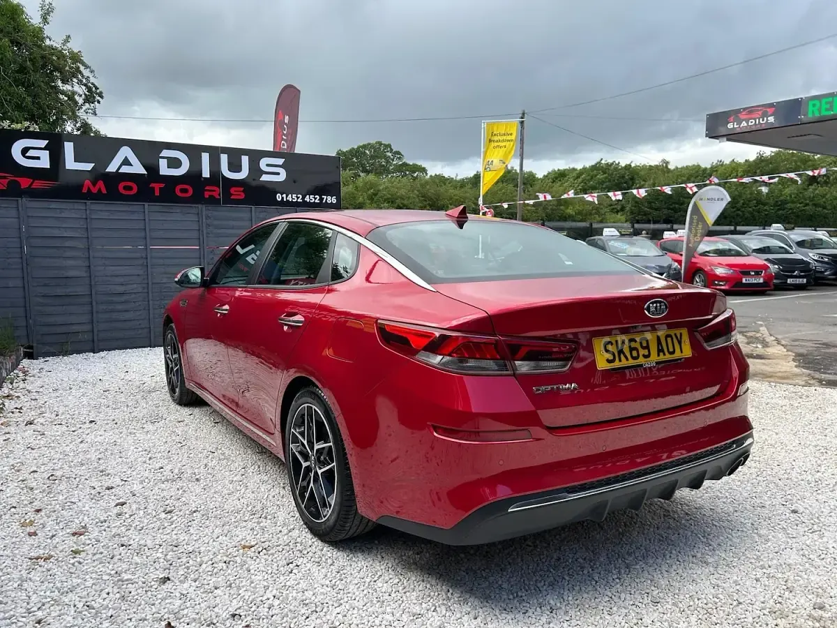 Used Kia Optima 134 HP (98 kW) 2019 Red Sedan