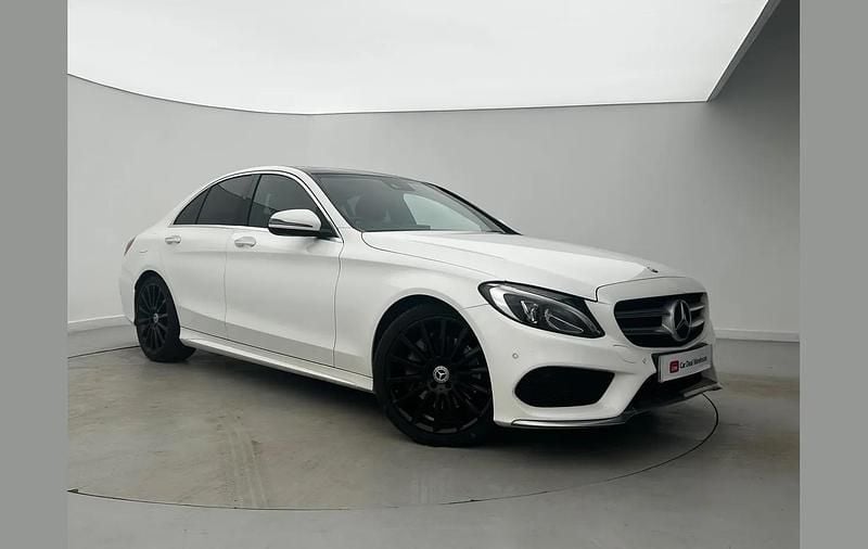 Used Mercedes C250 AMG Line Premium Plus 200 HP (147 kW) 2016 White Sedan