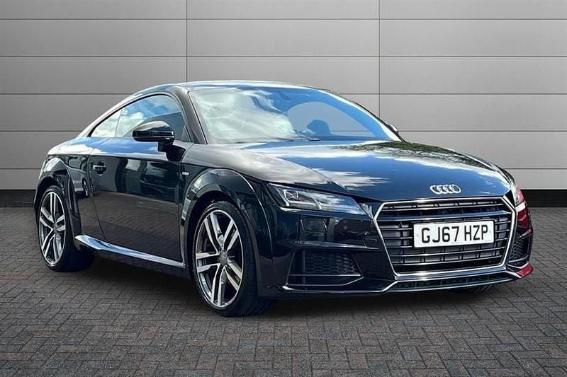 Mythos black Used 2017 Audi TT S-Line Coupe | £16,180 (Fair price) - Image 1/4