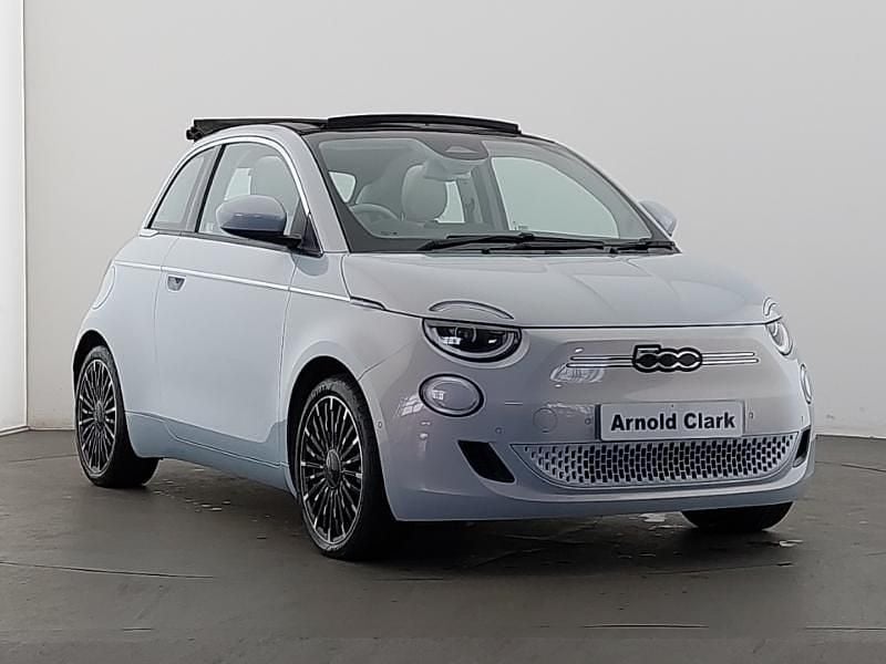 Blue Used 2021 Fiat 500C La Prima Cabriolet | £16,498 - Image 1/4
