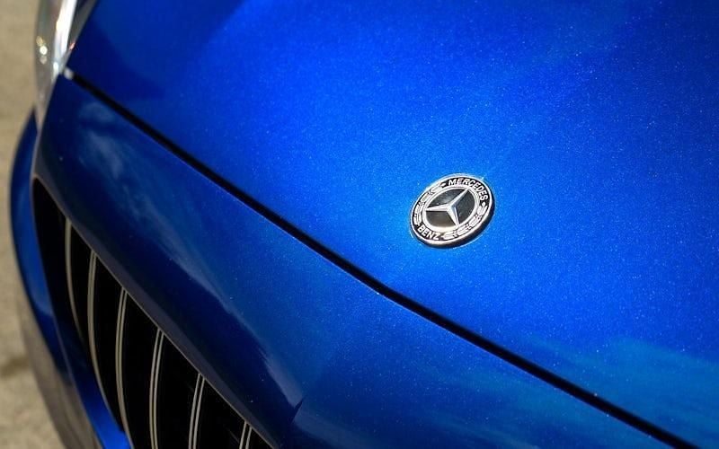 Used Mercedes C63S AMG Premium 510 HP (375 kW) 2018 Blue Cabriolet