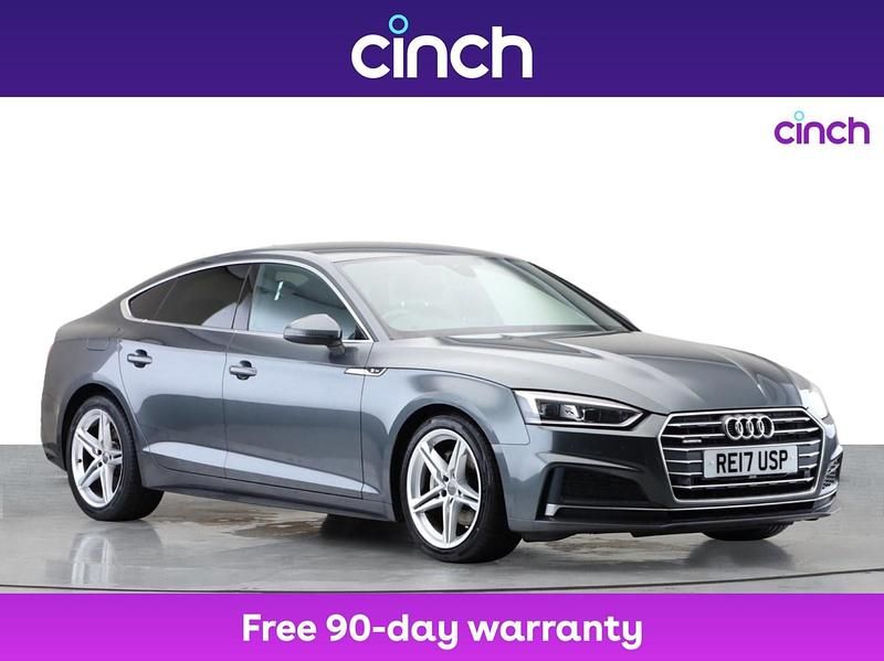 Grey Used 2017 Audi A5 S-Line Hatchback | £14,899 (Fair price) - Image 1/3