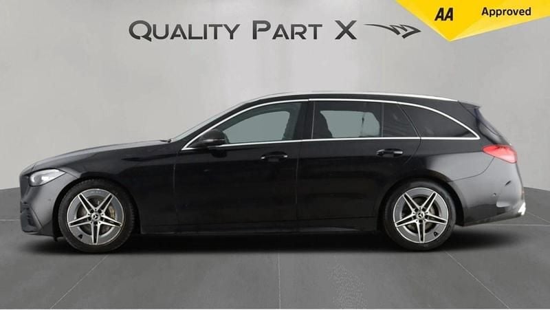 Used Mercedes C200 AMG line 2023 Black Estate