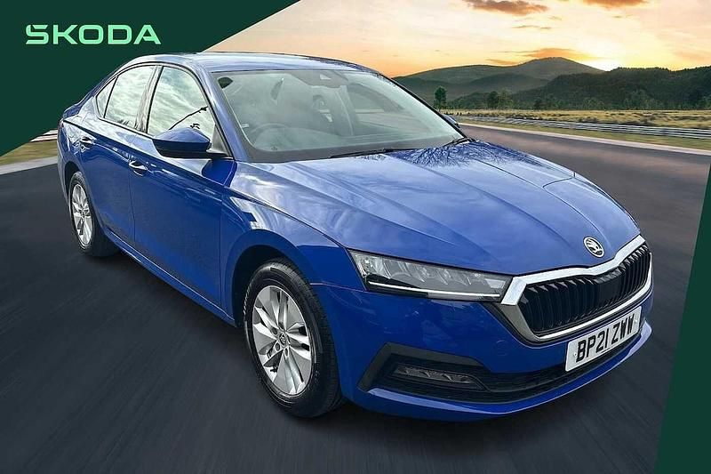 Used Skoda Octavia SE Technology 150 HP (110 kW) 2021 Blue Hatchback