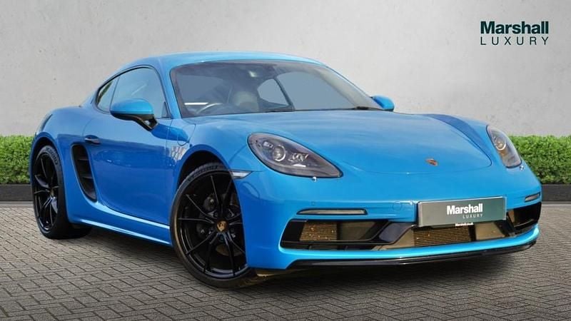 Shark blue Used 2022 Porsche Cayman Coupe | £43,950 (Good price) - Image 1/4