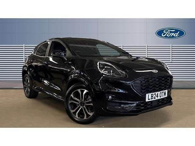 Black Used 2024 Ford Puma Gen-E ST-Line SUV | £17,076 - Image 1/4