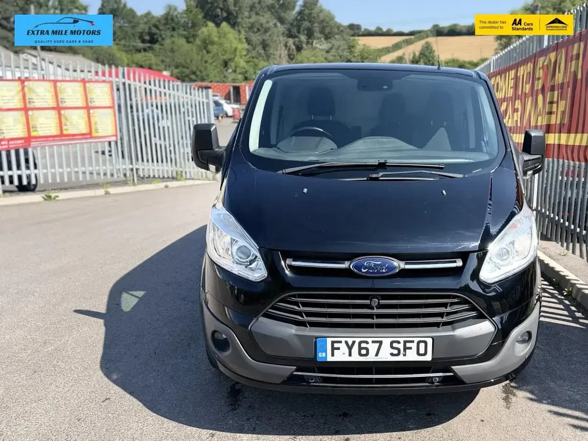 Used Ford Transit Custom Trend 130 HP (95 kW) 2017 Black Van