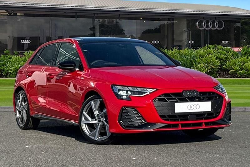 Red New 2025 Audi A3 Sportback Black Edition Hatchback | £35,555 (Super price) - Image 1/4