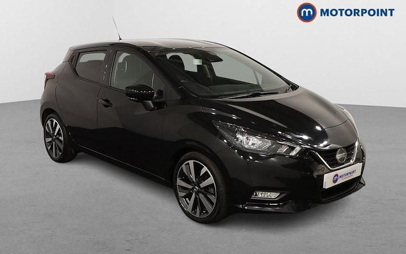 Black Used 2022 Nissan Micra Tekna Hatchback | £13,699 (Fair price) - Image 1/4
