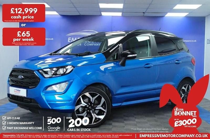 Used Ford Ecosport ST-Line 140 HP (102 kW) 2022 Blue SUV