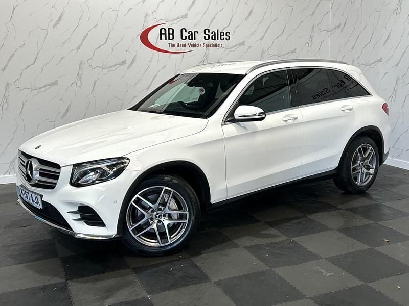 White Used 2018 Mercedes GLC220 AMG line Estate | £16,299 (Fair price) - Image 1/3