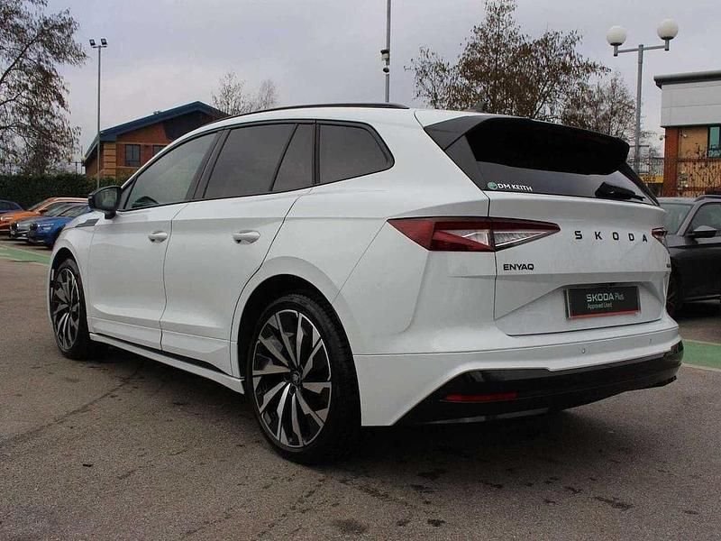 Used Skoda Enyaq iV SportLine 210 kW (286 HP) 2025 White SUV
