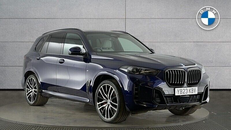 Blue Used 2023 BMW X5 M Sport SUV | £60,450 (Expensive) - Image 1/4