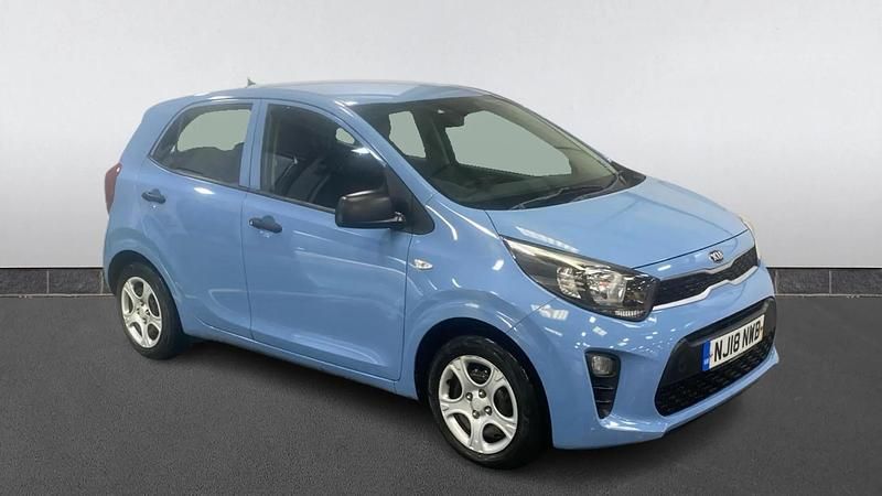 Used Kia Picanto 66 HP (48 kW) 2018 Blue Hatchback