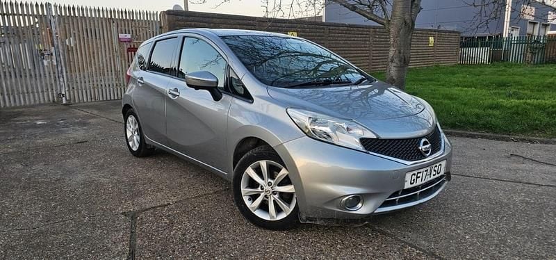 Used Nissan Note S 98 HP (72 kW) 2017 Silver Hatchback