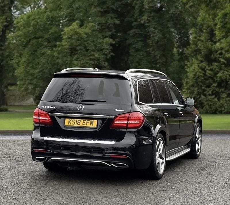 Used Mercedes GLS350 AMG line 258 HP (189 kW) 2018 Black SUV