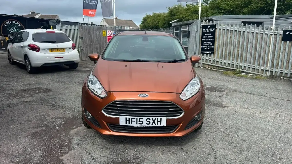 Used Ford Fiesta Titanium 2015 Brown Hatchback