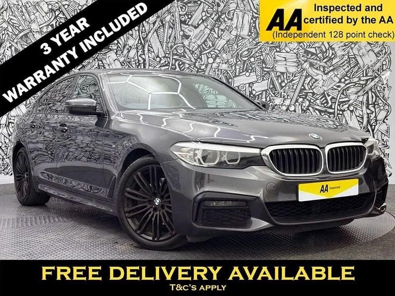 Grey Used 2019 BMW 520 M Sport Sedan | £17,595 (Fair price) - Image 1/2
