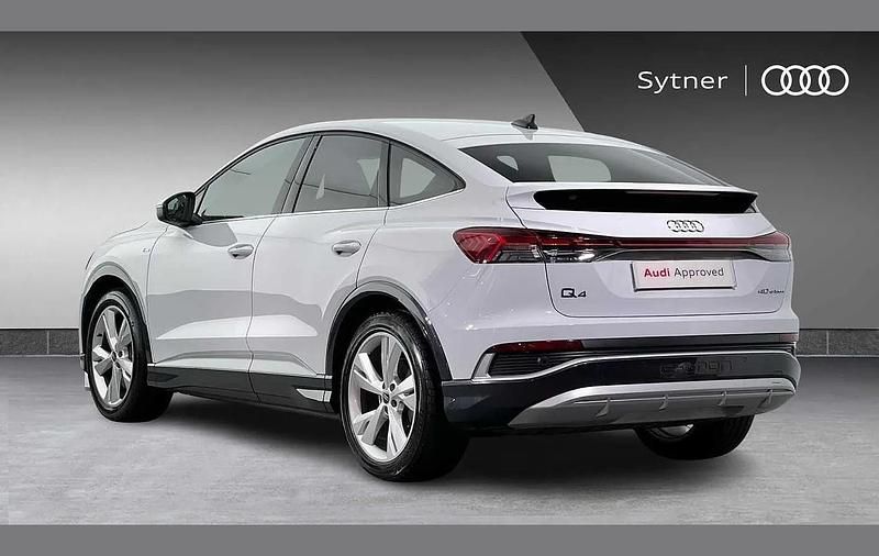 Used Audi Q4 Sportback e-tron S-Line 150 kW (204 HP) 2023 White SUV