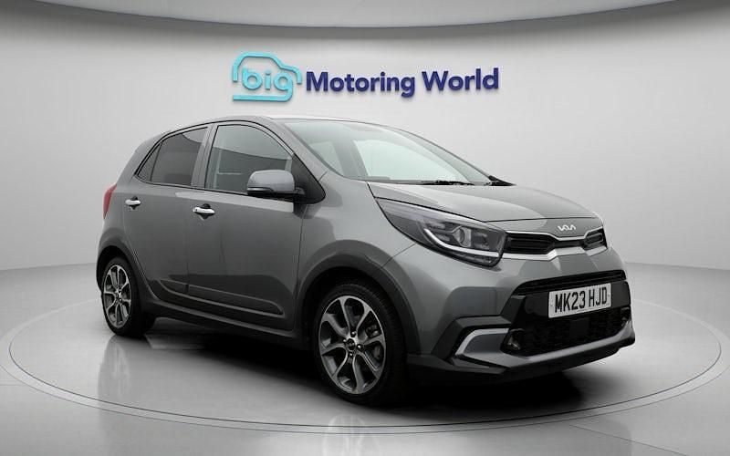 Begagnad Kia Picanto X-Line 67 HK (49 kW) 2023 Grå Halvkombi