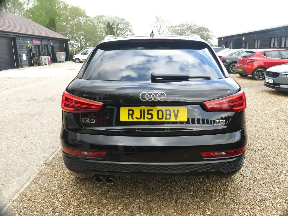Used Audi Q3 S-line plus 150 HP (110 kW) 2015 Black SUV