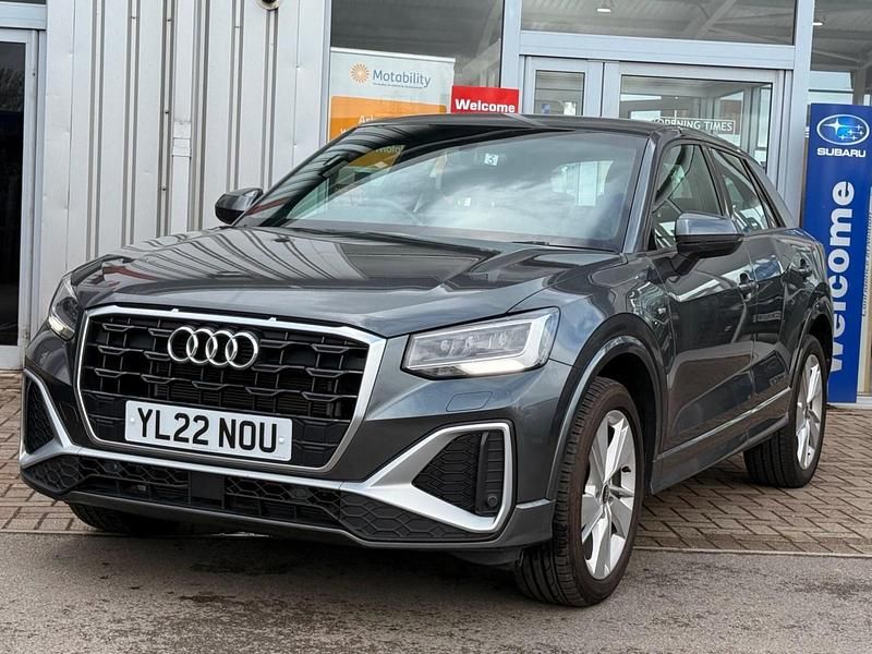 Grey Used 2022 Audi Q2 S-Line SUV | £19,895 (Fair price) - Image 1/4