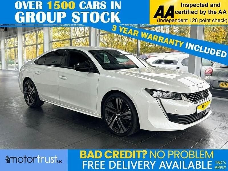 White Used 2021 Peugeot 508 Premium Hatchback | £14,195 (Fair price) - Image 1/2