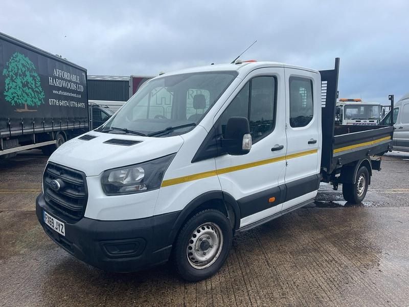 Used Ford Transit 130 HP (95 kW) 2019 White Cabriolet