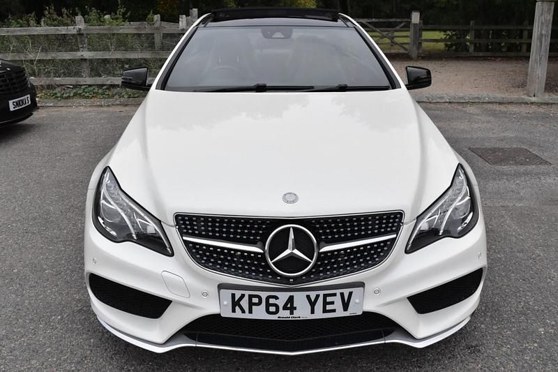 Used Mercedes E400 AMG line 2015 White Coupe