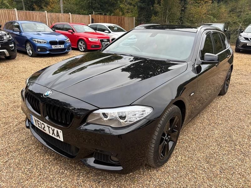 Black Used 2012 BMW 520 M Sport Estate | £5,750 (Fair price) - Image 1/4