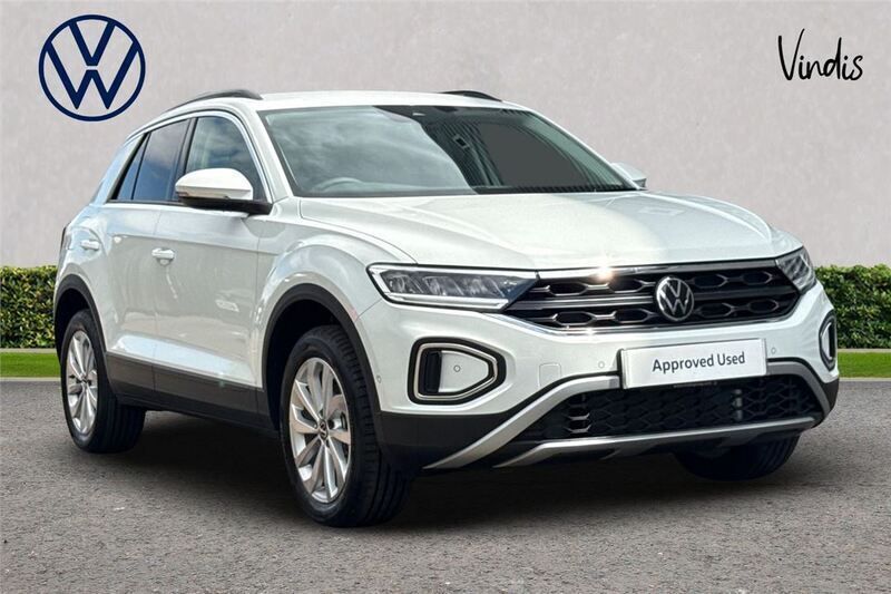 White Used 2025 VW T-Roc Match SUV | £29,608 - Image 1/3