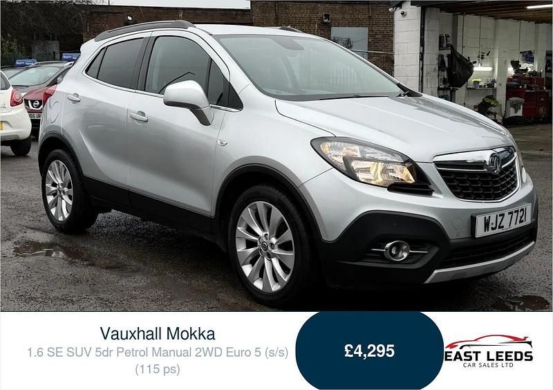 Used Vauxhall Mokka S 115 HP (84 kW) 2014 Silver SUV