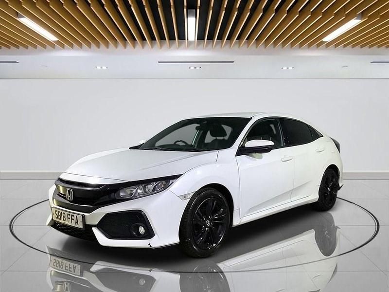 Used Honda Civic SR 126 HP (92 kW) 2018 White Hatchback