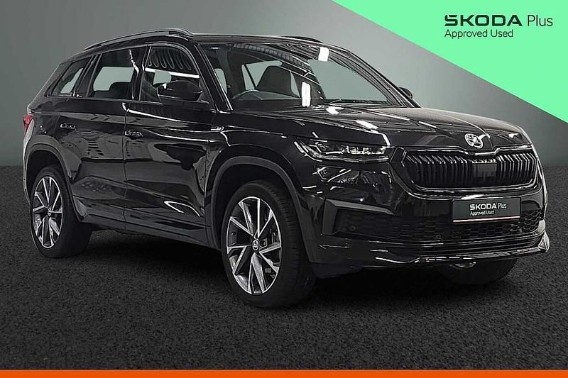 Used Skoda Kodiaq SportLine 110 HP (80 kW) 2022 Black magic pearl effect SUV